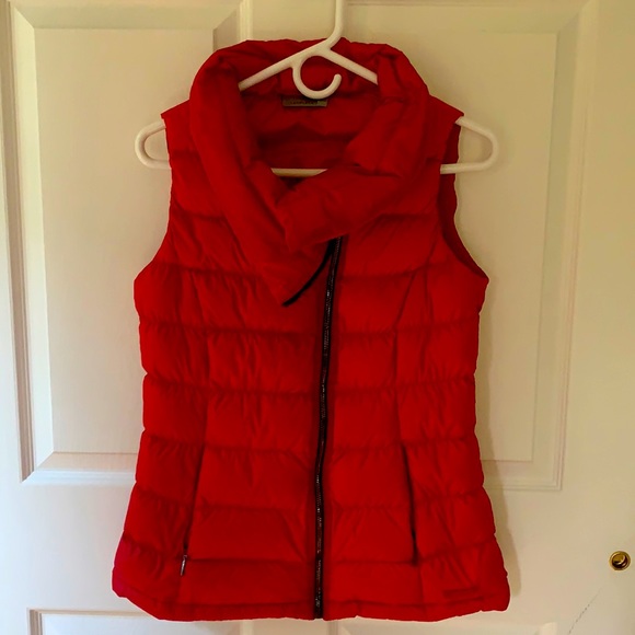 Athleta Jackets & Coats Athleta Vest In Red Size Small Poshmark